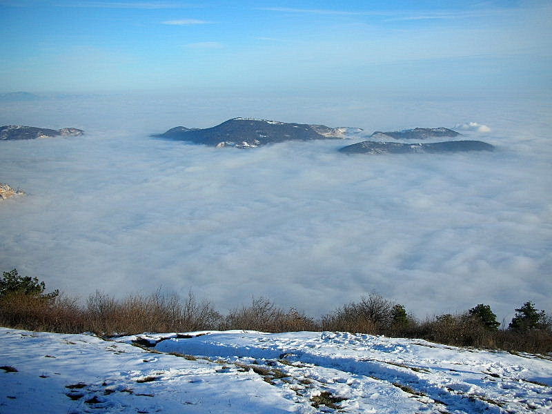 Paesaggi invernali dal Monte Maddalena (BS)